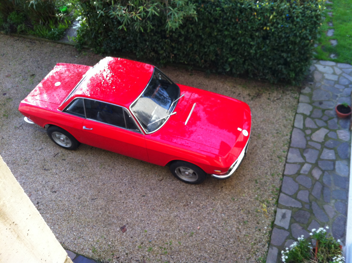 Lancia Fulvia Coupe 1.3s dall'alto