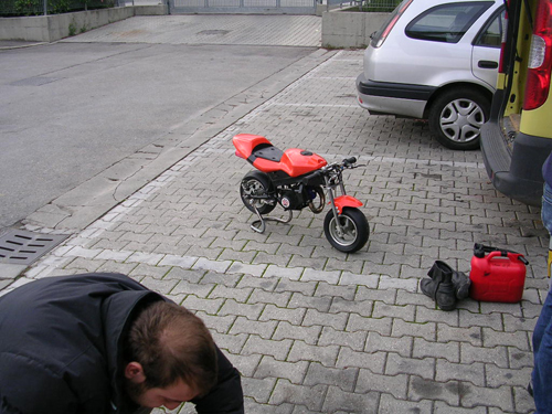 mini moto paddock
